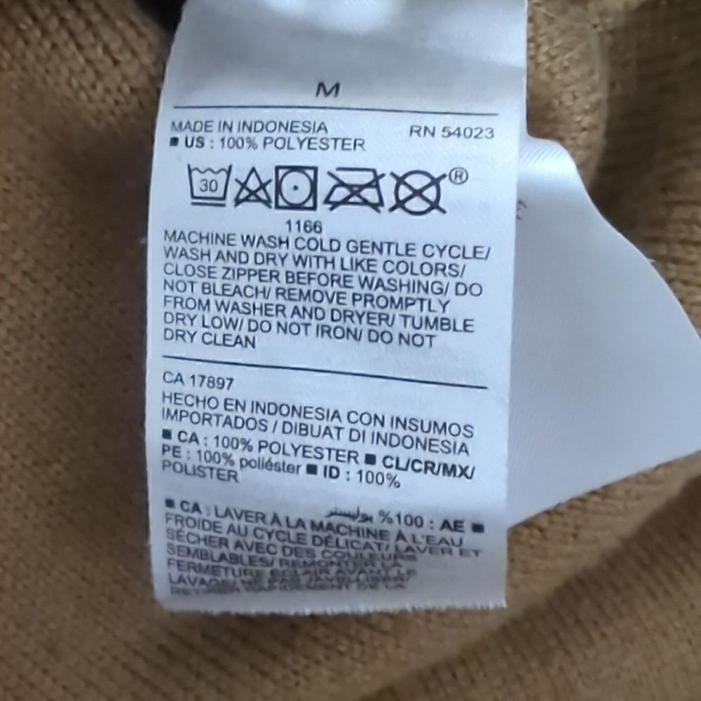 Old Navy Camel Fleece Teddy pullover - Picture 6 of 6
